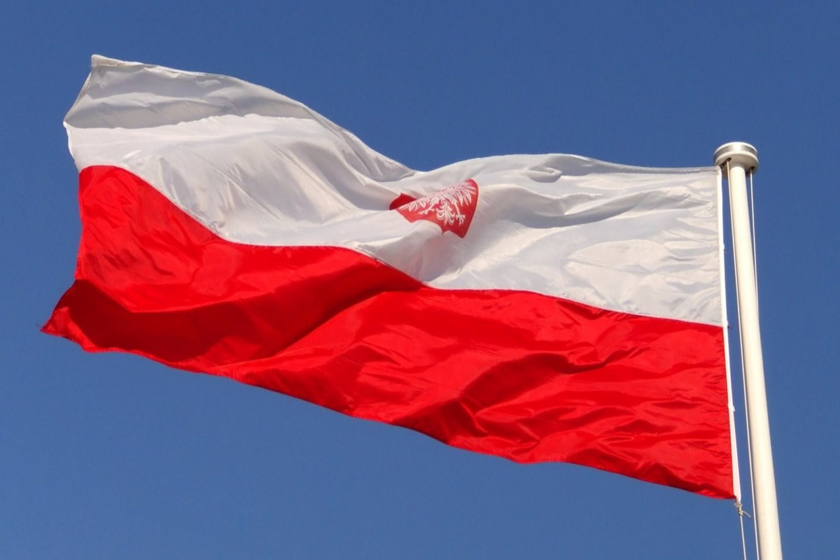 Прапор Польщі. Фото: 5.ua