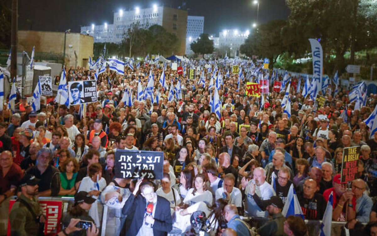 Протести в Ізраїлі. Фото: The Times of Israel