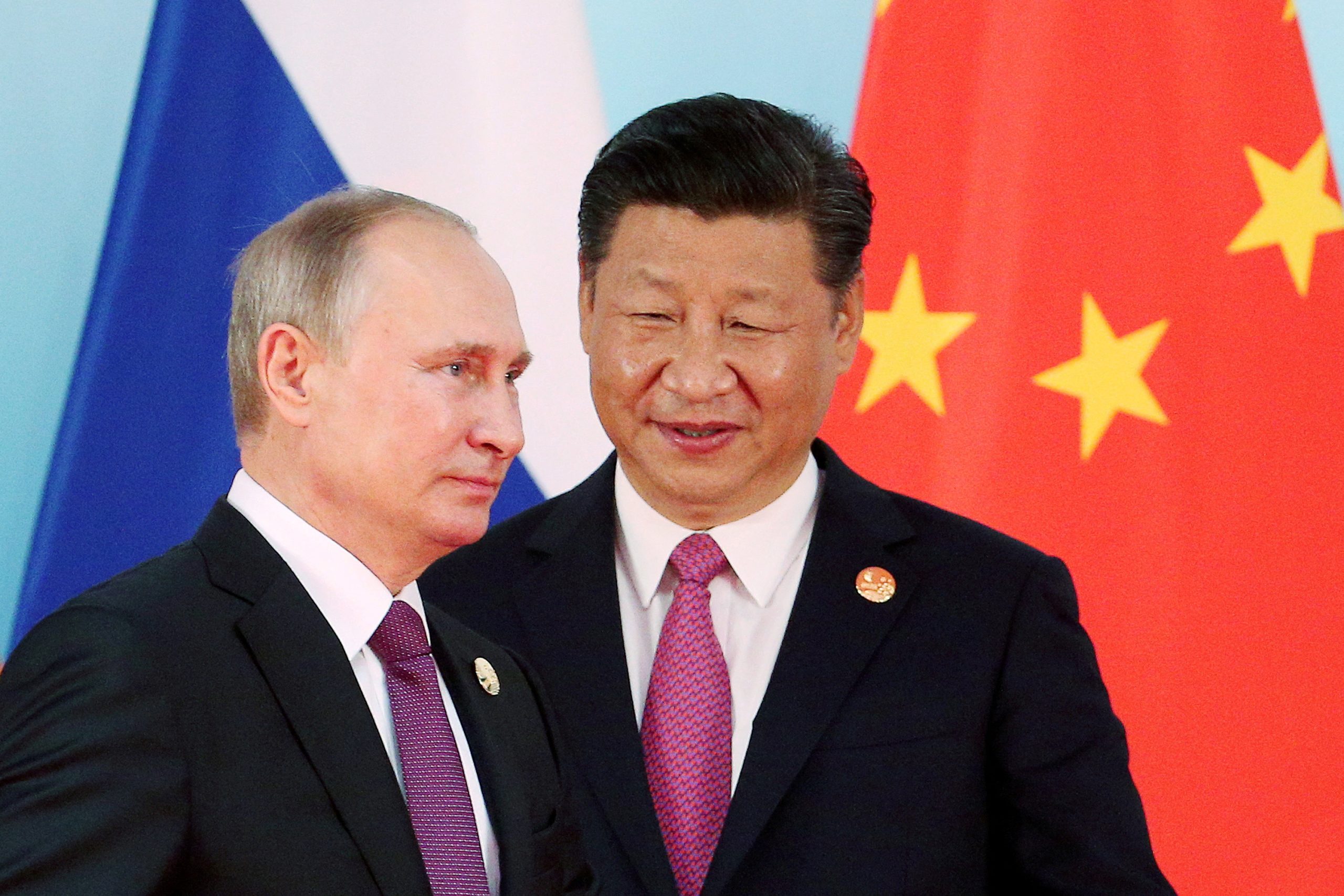 Володимир Путін, диктатор Російської Федерації та Сі Цзіньпін, лідер КНР