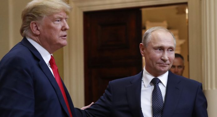 Переговори Трампа й Путіна. Фото: АР