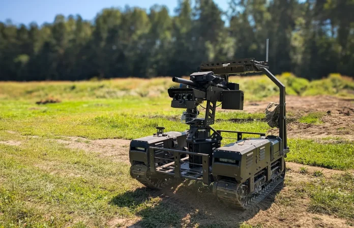 НРК Droid NW-40 з бойовим модулем Wolly 40. Фото: розробника DevDroid